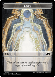 Beast (0016) // Copy Double-Sided Token [Modern Horizons 3 Commander Tokens] 