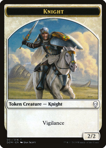 Knight Token (001/016) [Dominaria Tokens] 