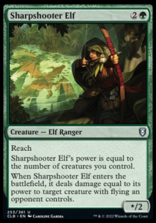 Sharpshooter Elf [Commander Legends: Battle for Baldur's Gate] 
