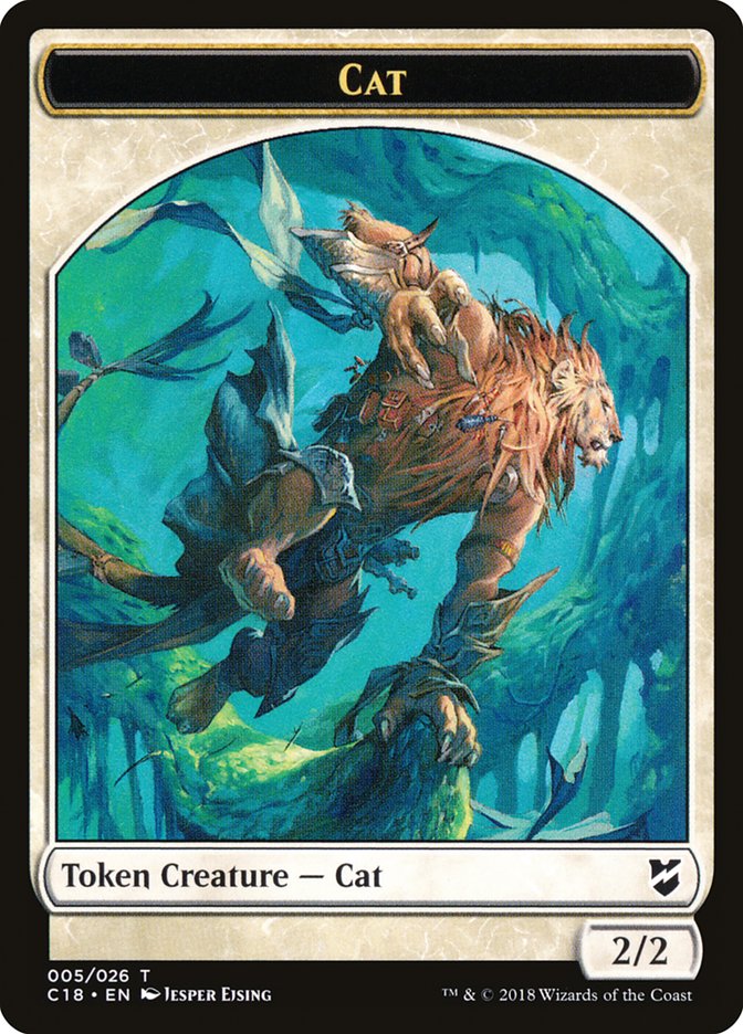 Angel // Cat Double-Sided Token [Order 2018 Tokens] 