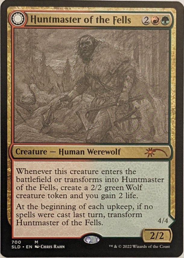 Huntmaster of the Fells // Ravager of the Fells (Sketch) [Secret Lair Drop Promos] 