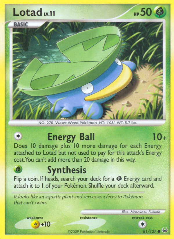 Lotad (81/127) [Platinum: Base Set] 