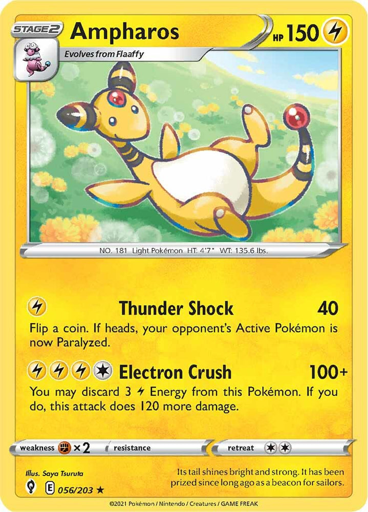 Ampharos (056/203) [Sword &amp; Shield: Evolving Skies] 