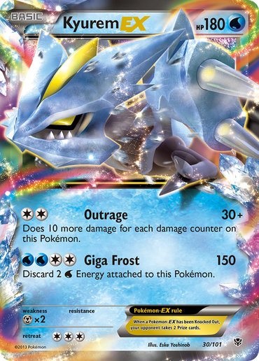 Kyurem EX (30/101) [Black &amp; White: Plasma Blast] 