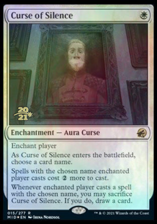 Curse of Silence [Innistrad: Midnight Hunt Prerelease Promos] 