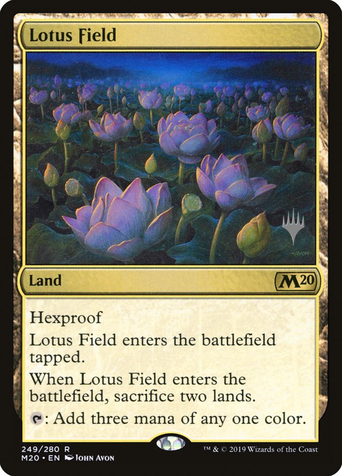 Lotus Field (Promo Pack) [Core Set 2020 Promos] 