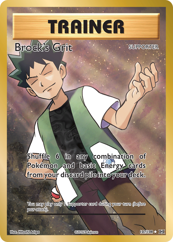 Brock's Grit (107/108) [XY: Evolutions] 