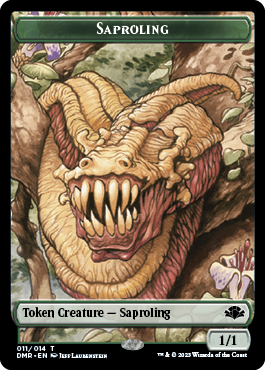 Goblin // Saproling Double-Sided Token [Dominaria Remastered Tokens] 