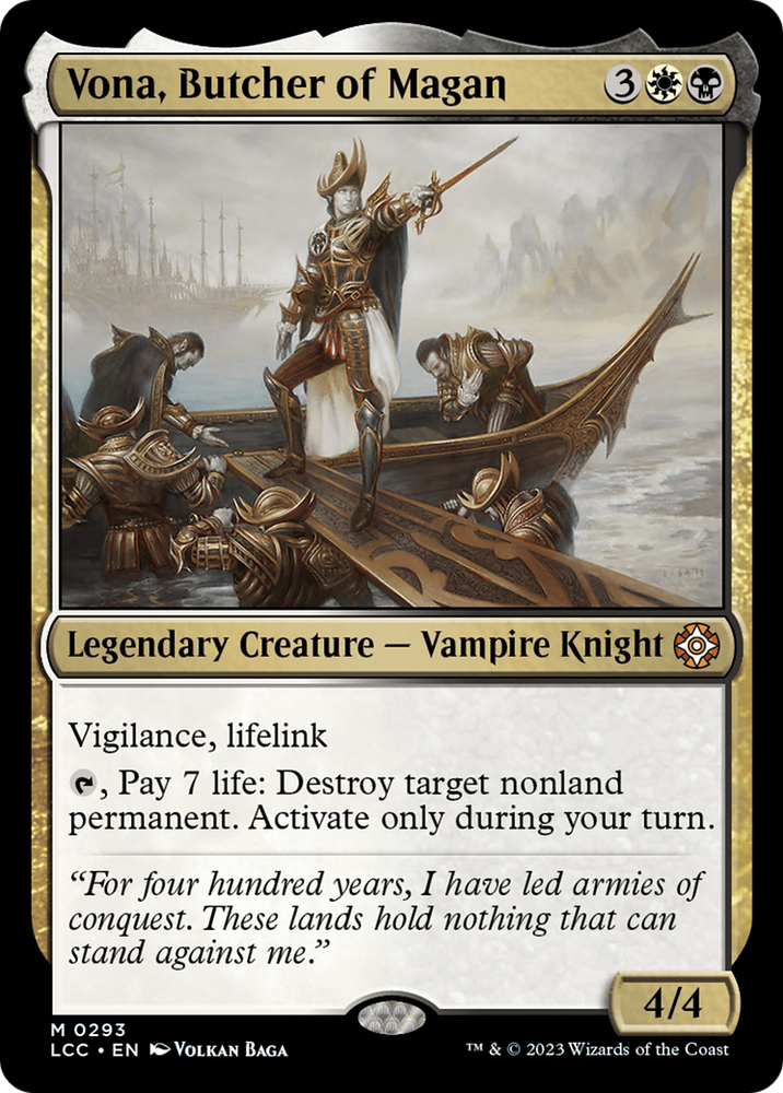 Vona, Butcher of Magan [The Lost Caverns of Ixalan Commander] 