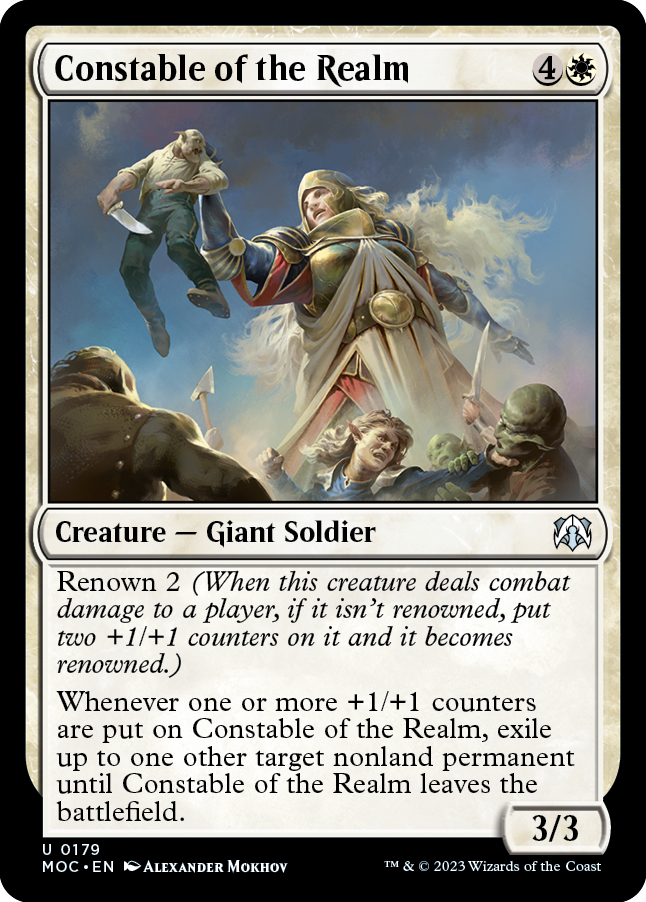 Constable of the Realm [March of the Machine Commander] 