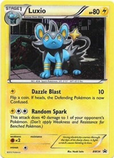 Luxio (BW34) (Cosmos Holo) [Black &amp; White: Black Star Promos] 