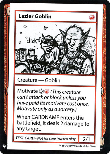 Lazier Goblin [Mystery Booster Playtest Cards] 
