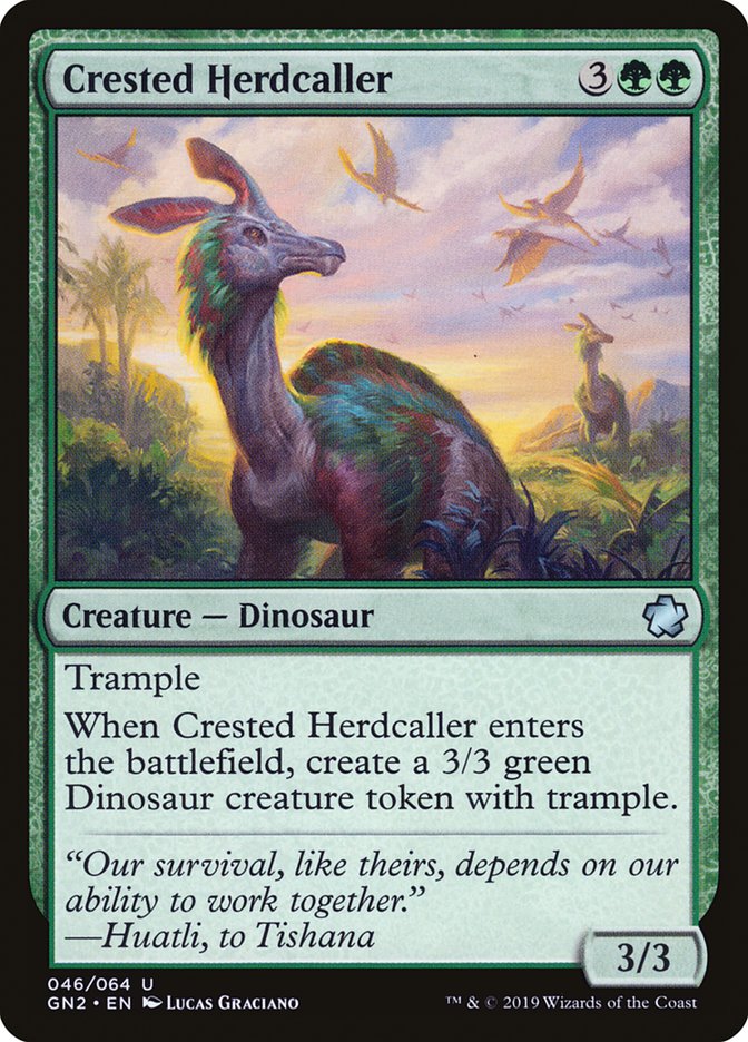 Crested Herdcaller [Game Night 2019] 