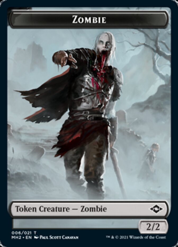 Squirrel // Zombie Double-Sided Token [Modern Horizons 2 Tokens] 