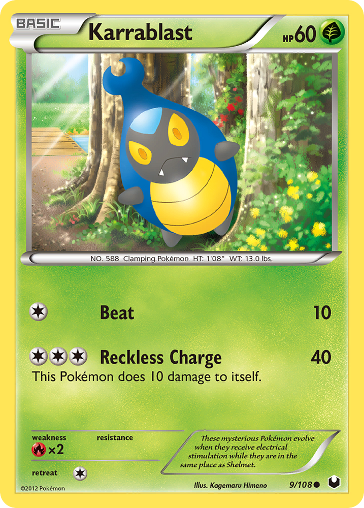 Karrablast (9/108) [Black &amp; White: Dark Explorers] 