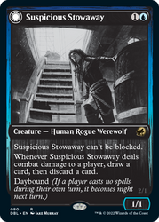 Suspicious Stowaway // Seafaring Werewolf [Innistrad: Double Feature] 