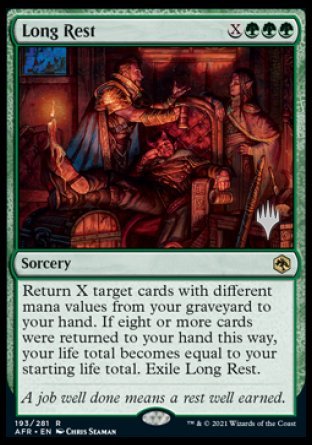 Long Rest (Promo Pack) [Dungeons &amp; Dragons: Adventures in the Forgotten Realms Promos] 