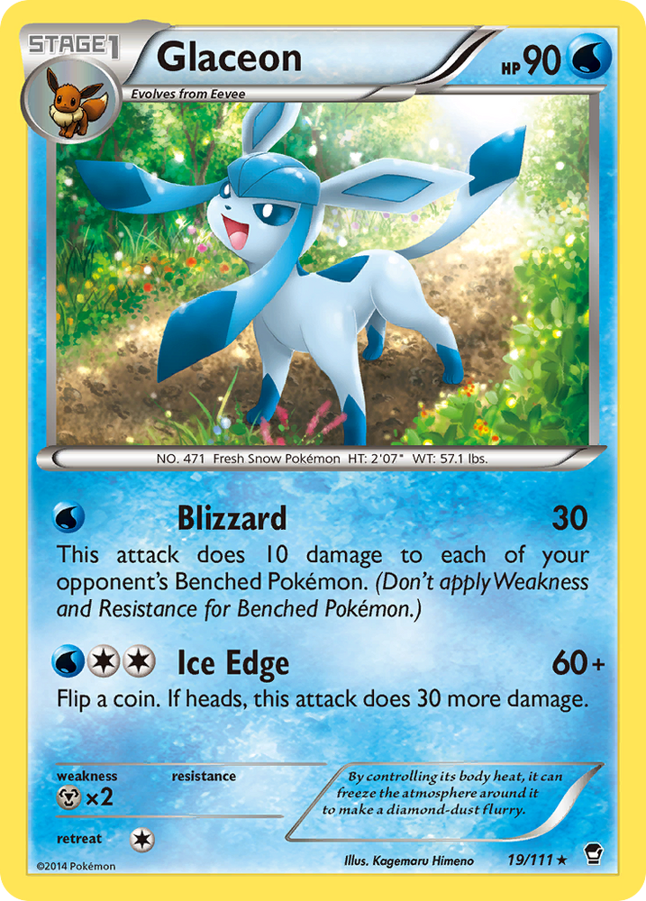 Glaceon (19/111) [XY: Furious Fists] 