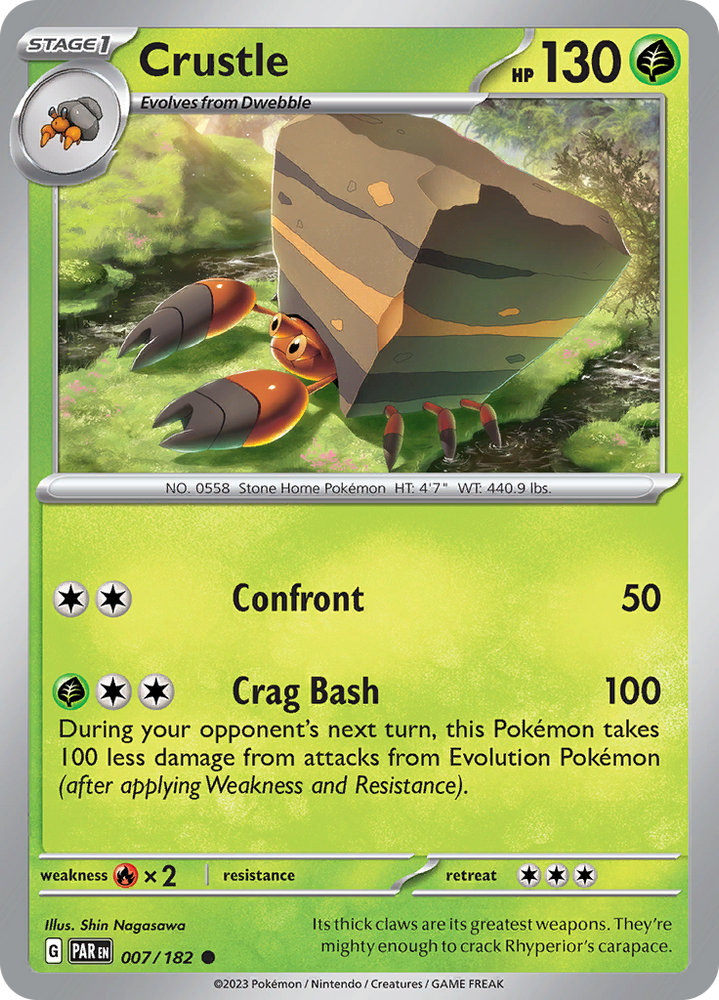 Crustle (007/182) [Scarlet &amp; Violet: Paradox Rift] 
