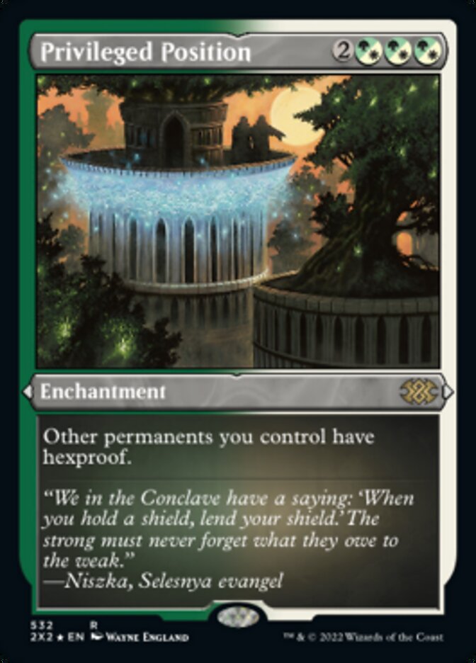 Privileged Position (Foil Etched) [Double Masters 2022] 