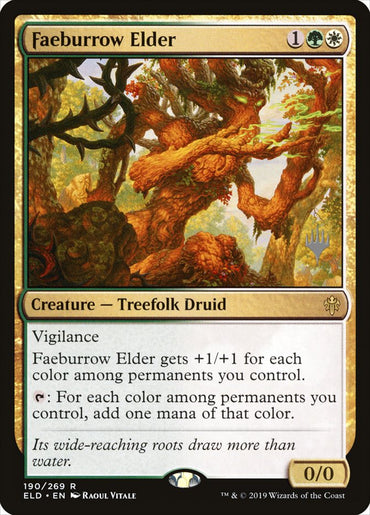 Faeburrow Elder (Promo Pack) [Throne of Eldraine Promos] 