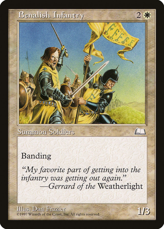 Benalish Infantry [Weatherlight] 