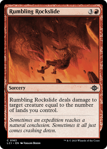 Rumbling Rockslide [The Lost Caverns of Ixalan] 
