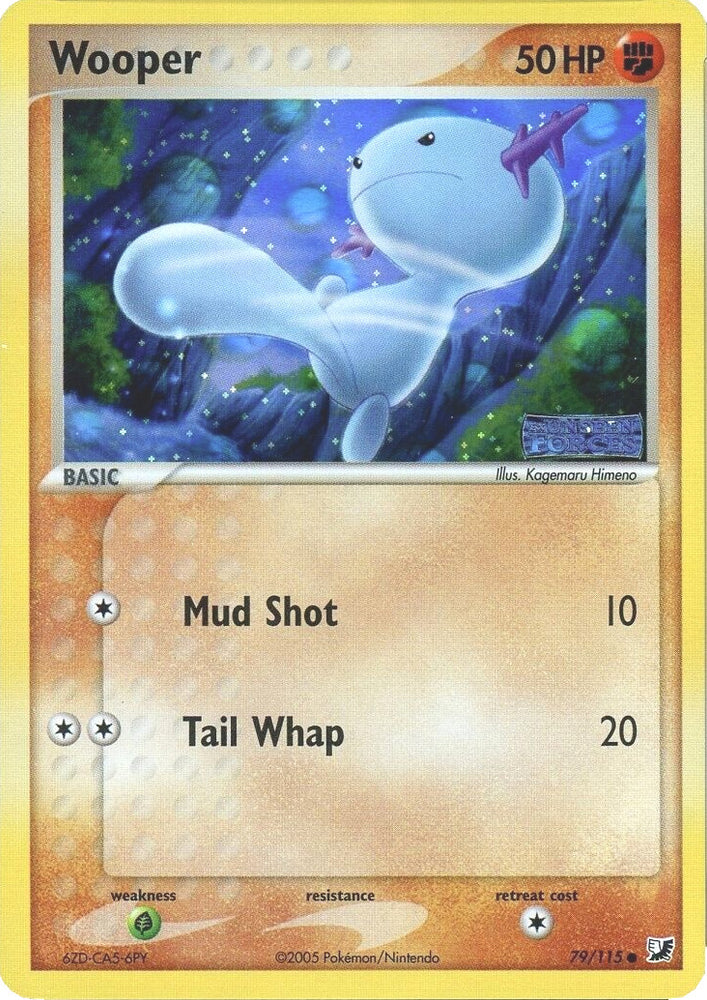 Wooper (79/115) (Stamped) [EX: Unseen Forces] 