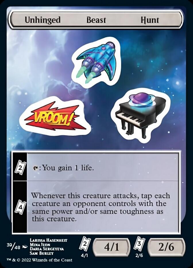 Unhinged Beast Hunt [Unfinity Stickers] 