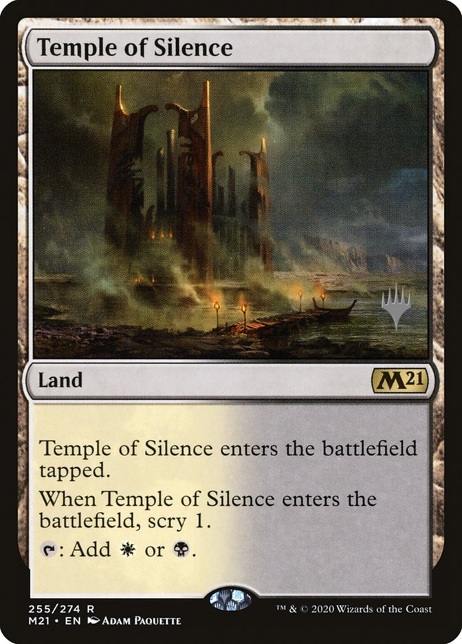 Temple of Silence (Promo Pack) [Core Set 2021 Promos] 