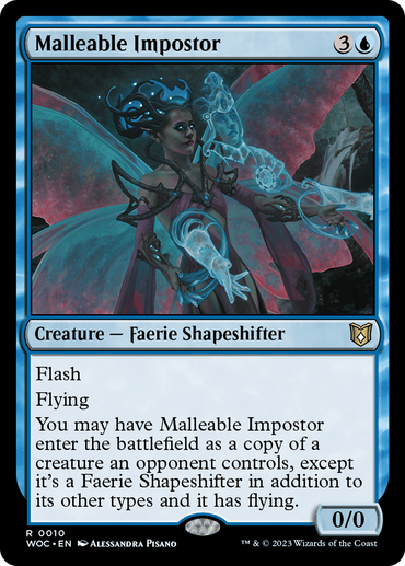 Malleable Impostor [Wilds of Eldraine Commander] 