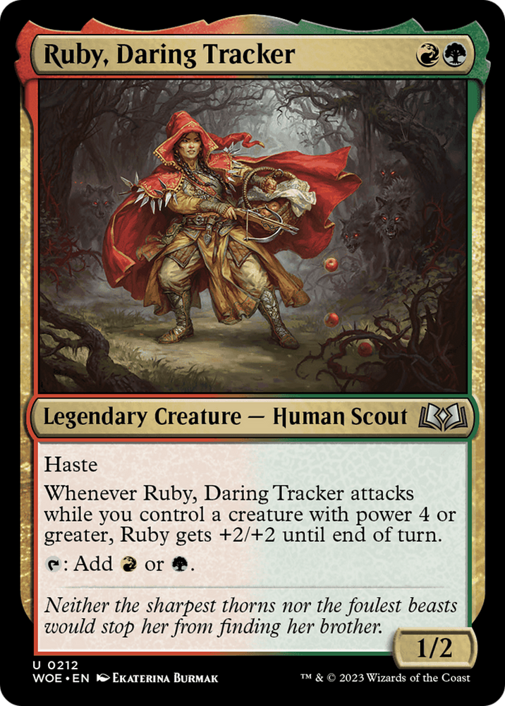 Ruby, Daring Tracker [Wilds of Eldraine] 
