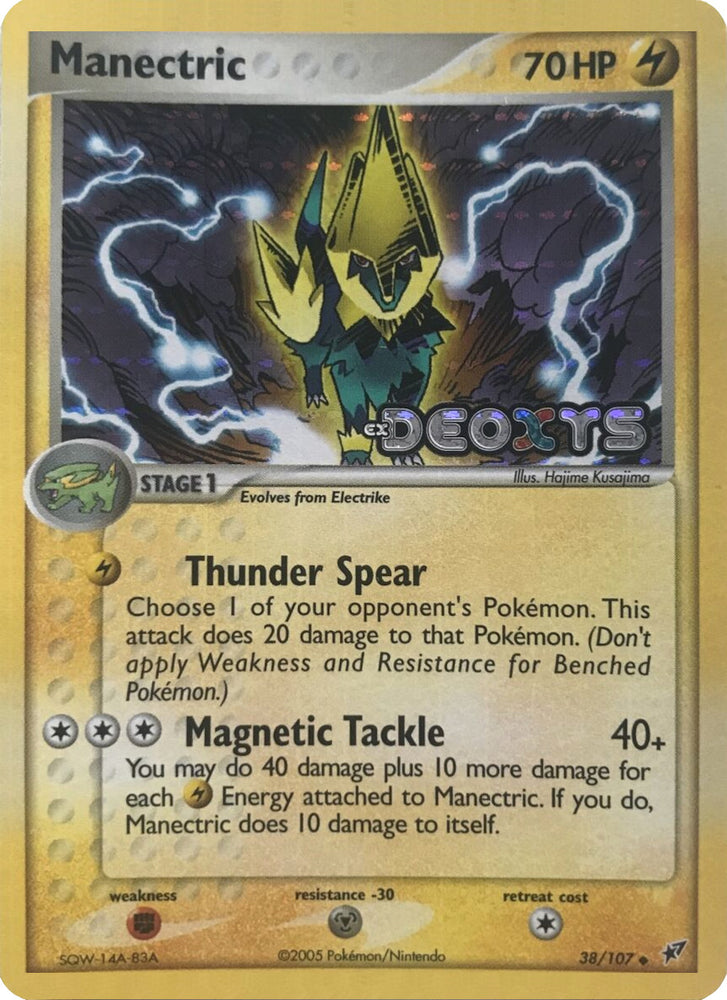 Manectric (38/107) (Stamped) [EX: Deoxys] 
