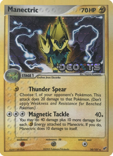 Manectric (38/107) (Stamped) [EX: Deoxys] 