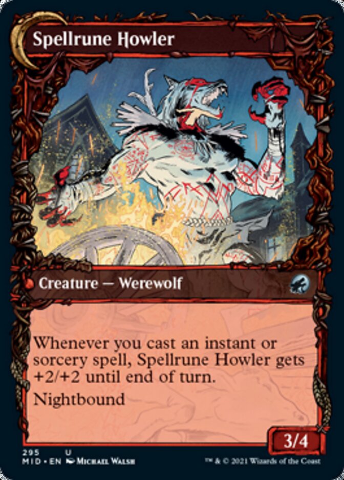 Spellrune Painter // Spellrune Howler (Showcase Equinox) [Innistrad: Midnight Hunt] 