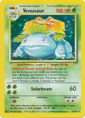 Venusaur (15/102) [Base Set Unlimited] 