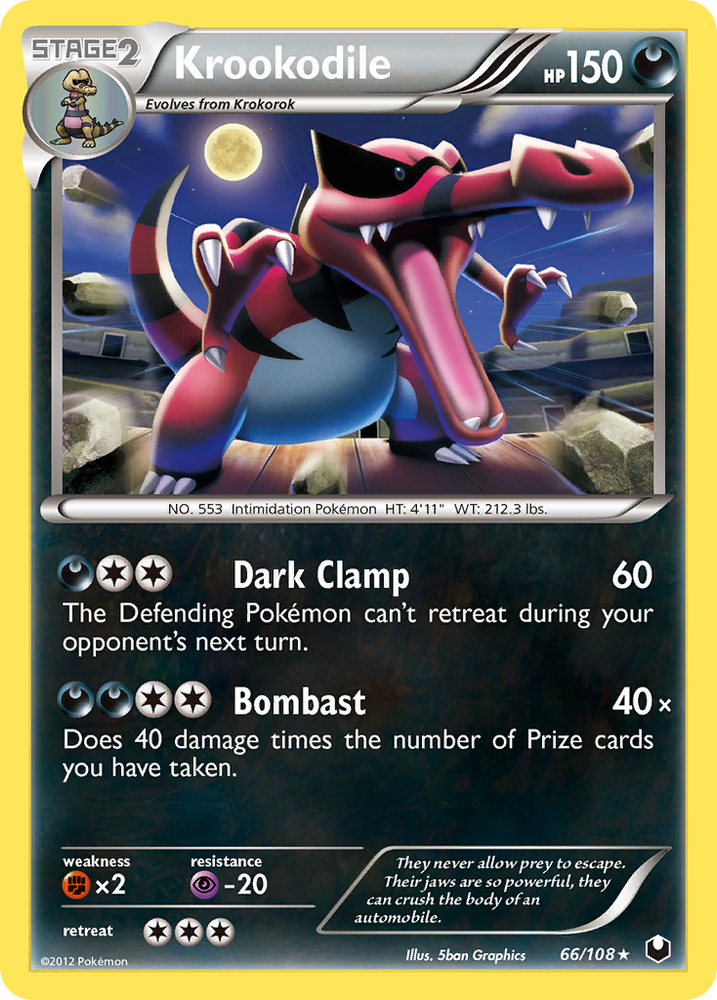 Krookodile (66/108) [Black &amp; White: Dark Explorers] 