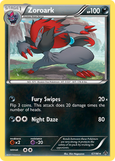 Zoroark (67/98) [Black &amp; White: Emerging Powers] 