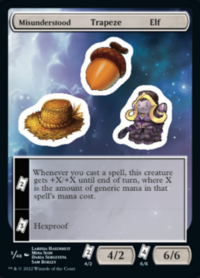 Misunderstood Trapeze Elf [Unfinity Stickers] 