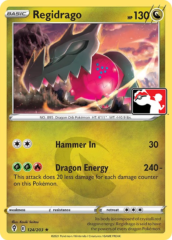 Regidrago (124/203) [Prize Pack Series One] 
