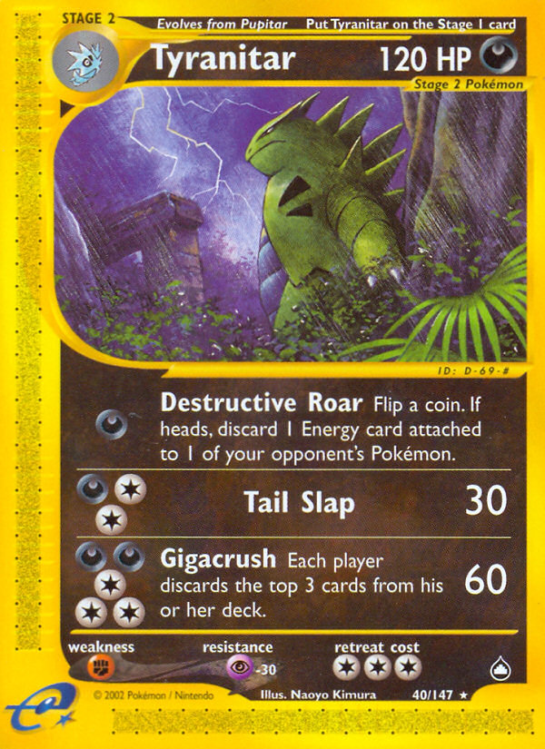 Tyranitar (40/147) [Aquapolis] 