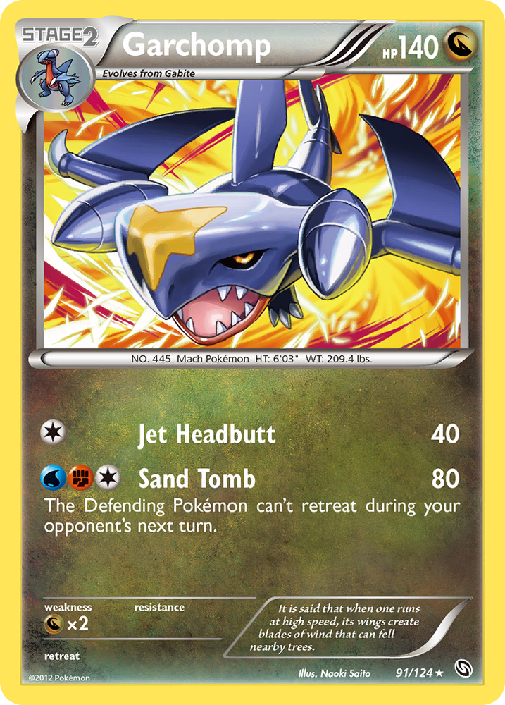 Garchomp (91/124) [Black &amp; White: Dragons Exalted] 