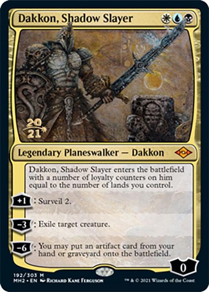 Dakkon, Shadow Slayer [Modern Horizons 2 Prerelease Promos] 