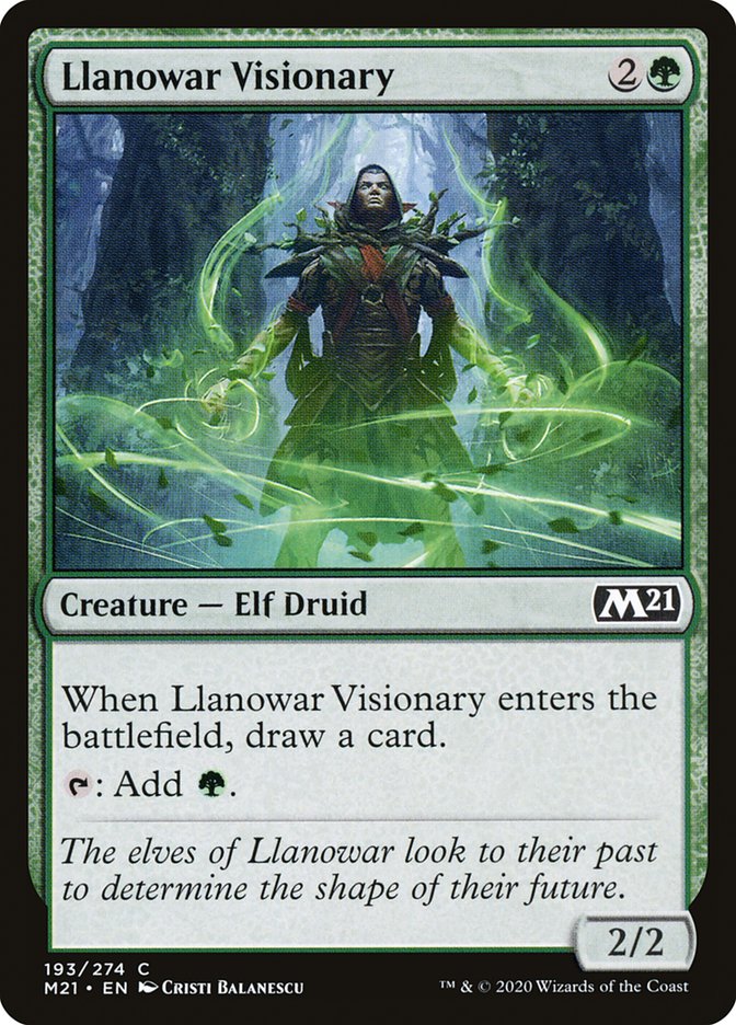 Llanowar Visionary [Core Set 2021] 