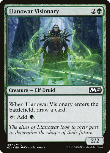 Llanowar Visionary [Core Set 2021] 