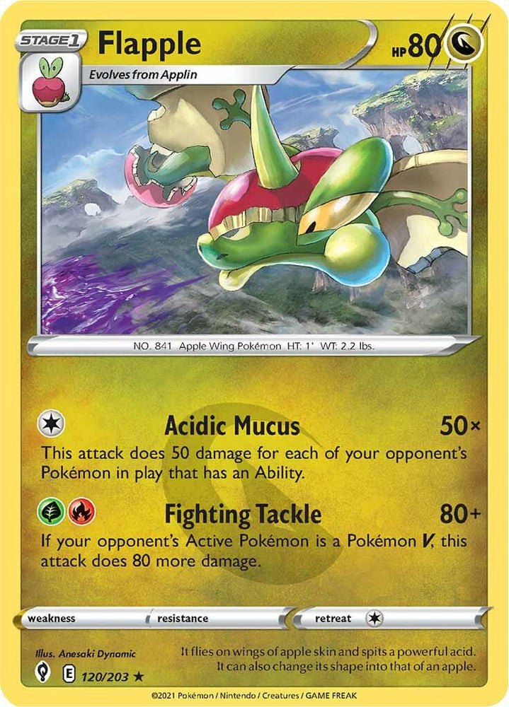 Flapple (120/203) [Sword &amp; Shield: Evolving Skies] 