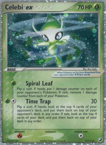 Celebi ex (117/115) [EX: Unseen Forces] 