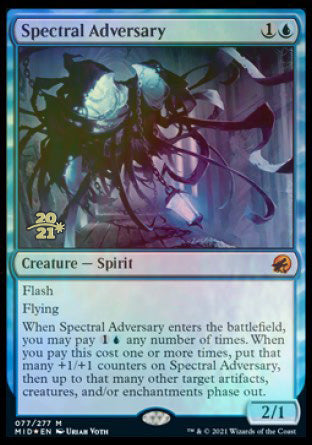 Spectral Adversary [Innistrad: Midnight Hunt Prerelease Promos] 