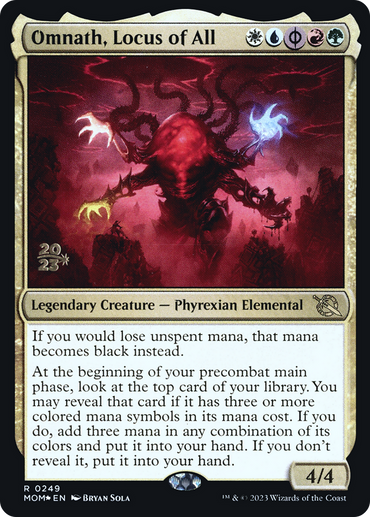Omnath, Locus of All [March of the Machine Prerelease Promos] 