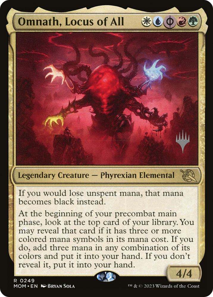 Omnath, Locus of All (Promo Pack) [March of the Machine Promos] 